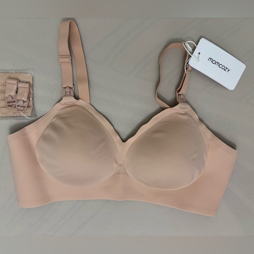Momcozy nursing bra XL beige